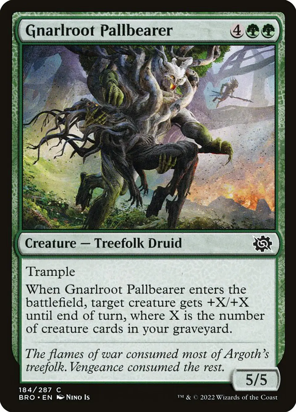Gnarlroot Pallbearer (foil) | Inglés | NM | BRO 1