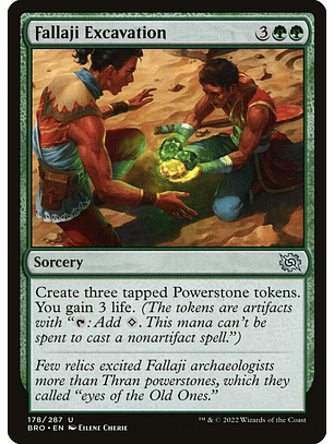 Fallaji Excavation (foil) | Inglés | NM | BRO