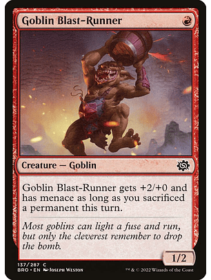 Goblin Blast-Runner (foil) | Inglés | NM | BRO