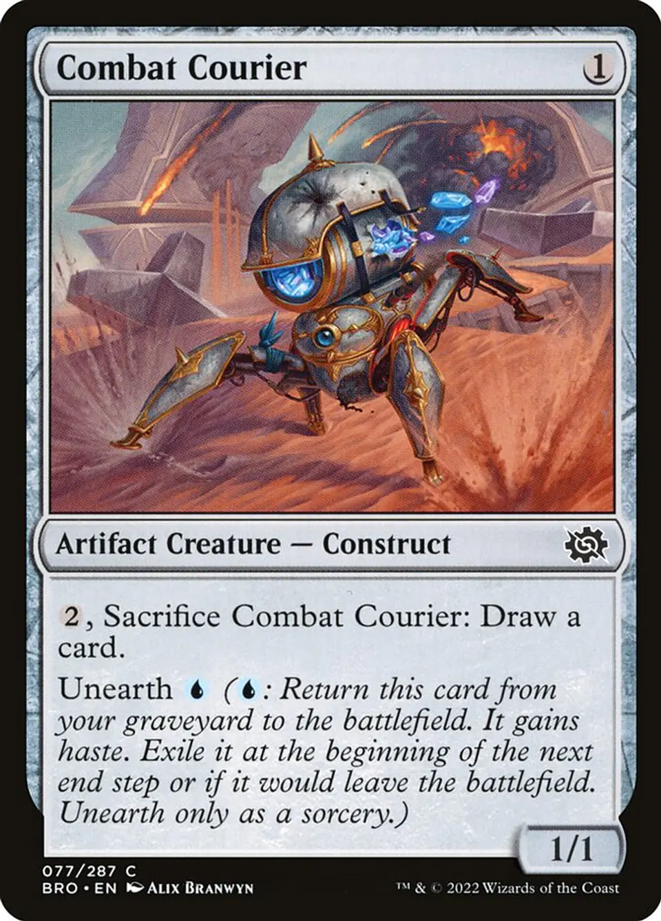 Combat Courier (foil) | Inglés | NM | BRO 1