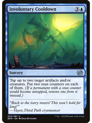 Involuntary Cooldown (foil) | Inglés | NM | BRO
