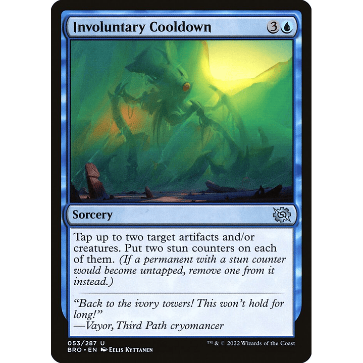 Involuntary Cooldown (foil) | Inglés | NM | BRO 1