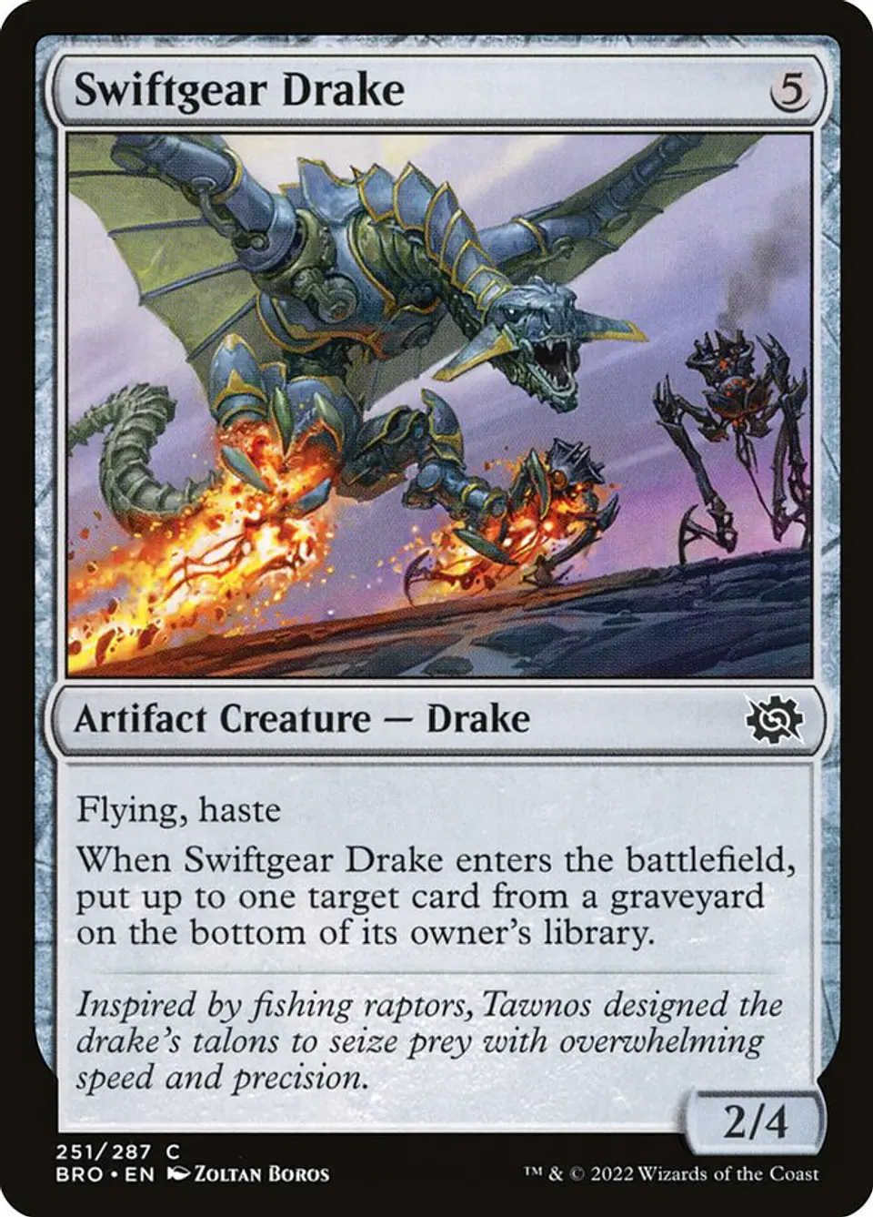 Swiftgear Drake (foil) | Inglés | NM | BRO 1