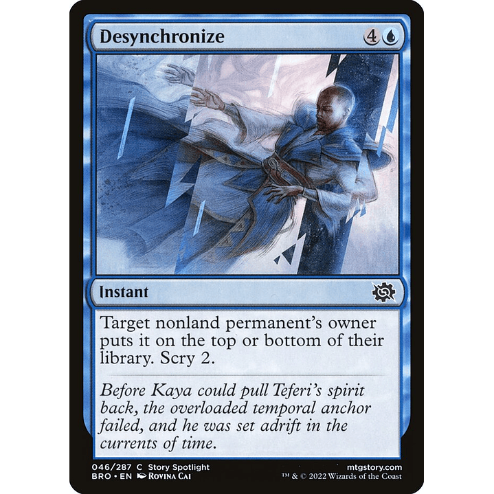 Desynchronize (foil) | Inglés | NM | BRO 1