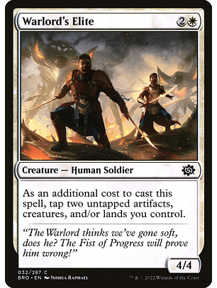 Warlord's Elite (foil) | Inglés | NM | BRO