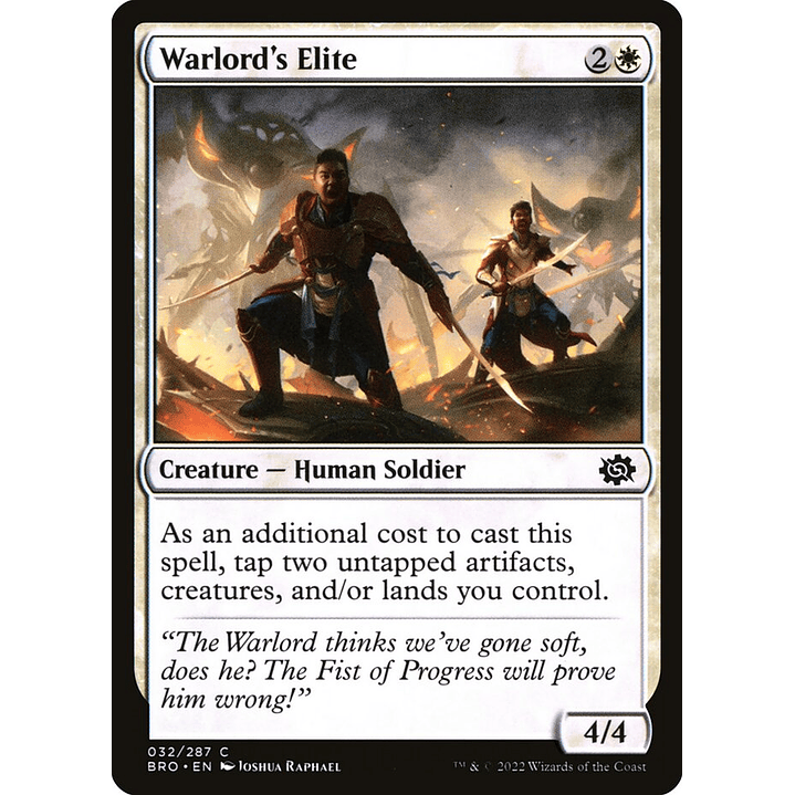 Warlord's Elite (foil) | Inglés | NM | BRO 1