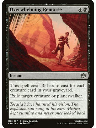 Overwhelming Remorse (foil) | Inglés | NM | BRO