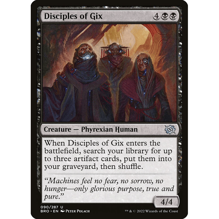 Disciples of Gix (foil) | Inglés | NM | BRO 1