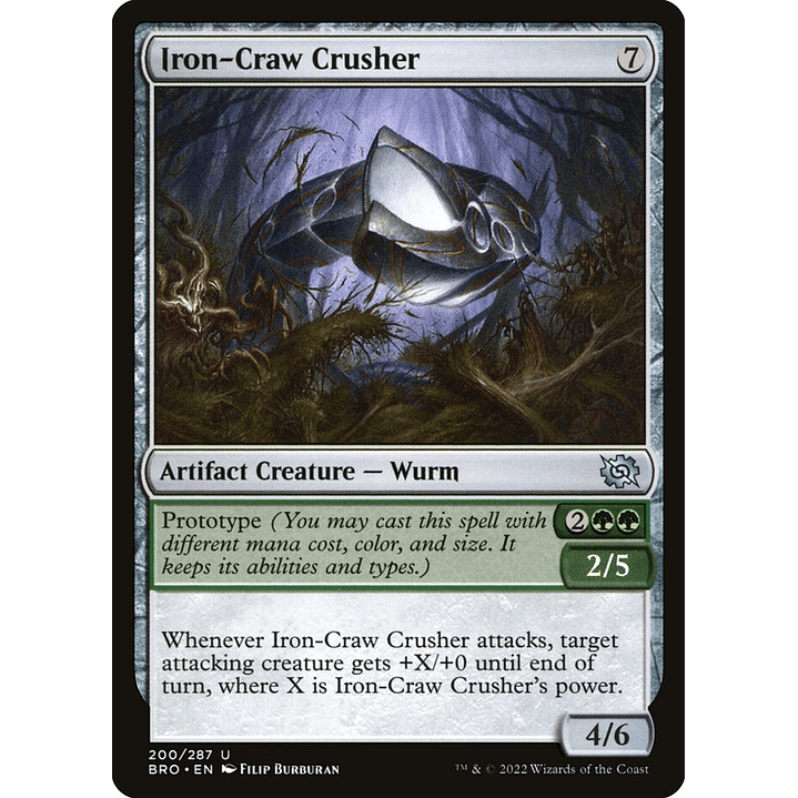 Iron-Craw Crusher (foil) | Inglés | NM | BRO 1