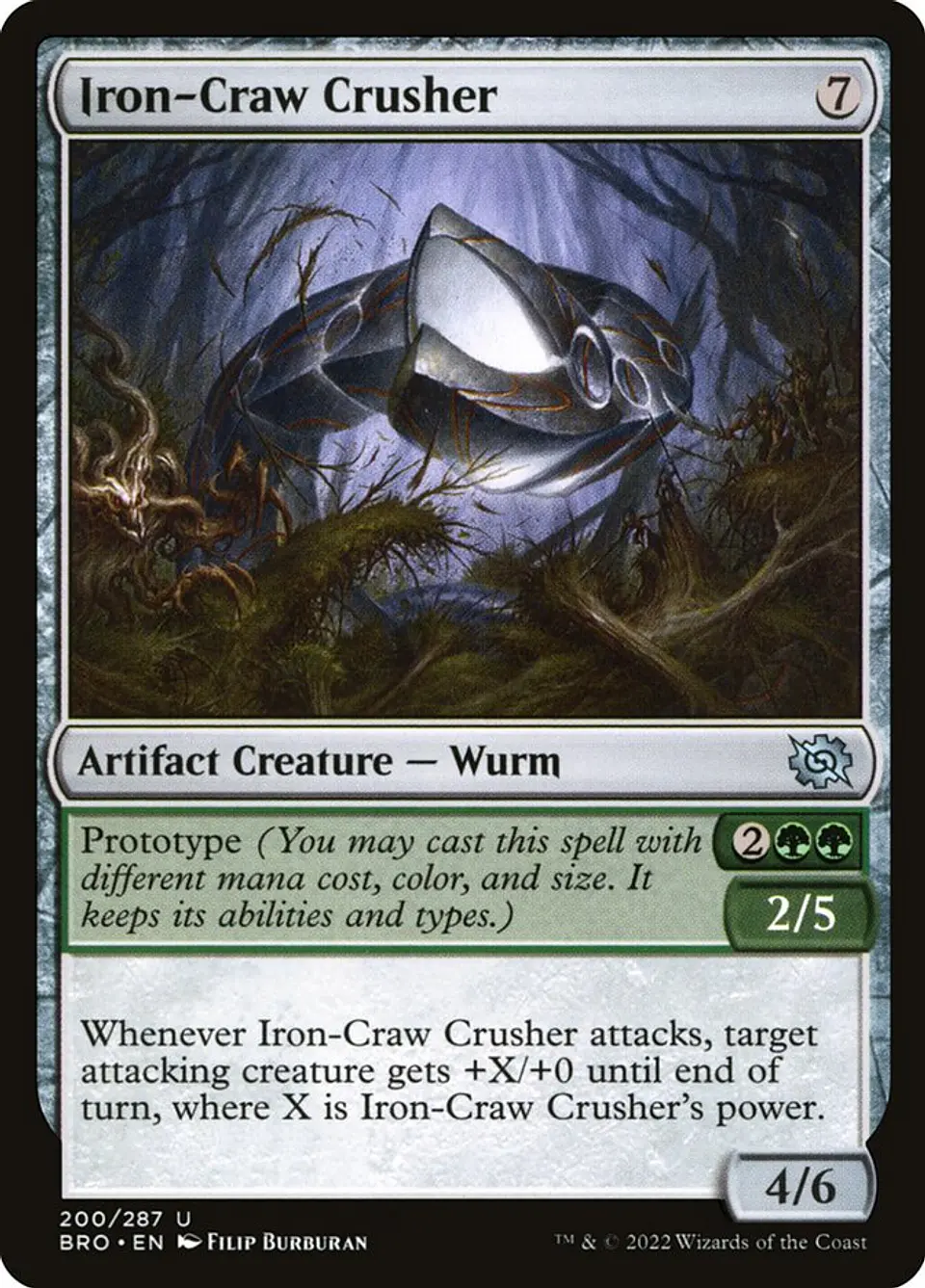 Iron-Craw Crusher (foil) | Inglés | NM | BRO 1