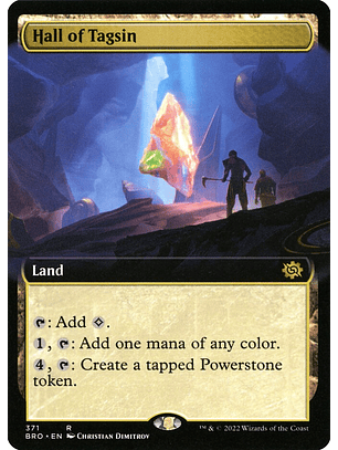 Hall of Tagsin (Extended Art foil) | Inglés | NM | BRO