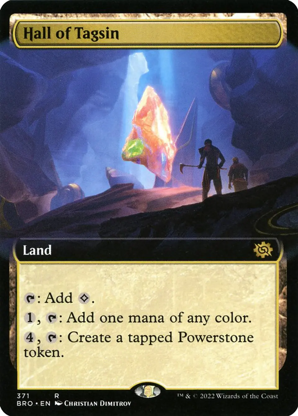 Hall of Tagsin (Extended Art foil) | Inglés | NM | BRO 1