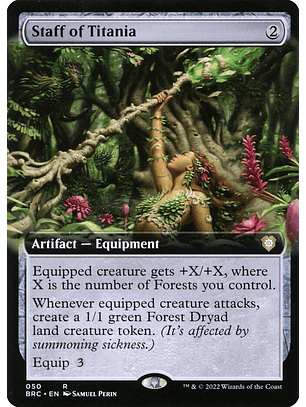 Staff of Titania (Extended Art) | Inglés | NM | BRC