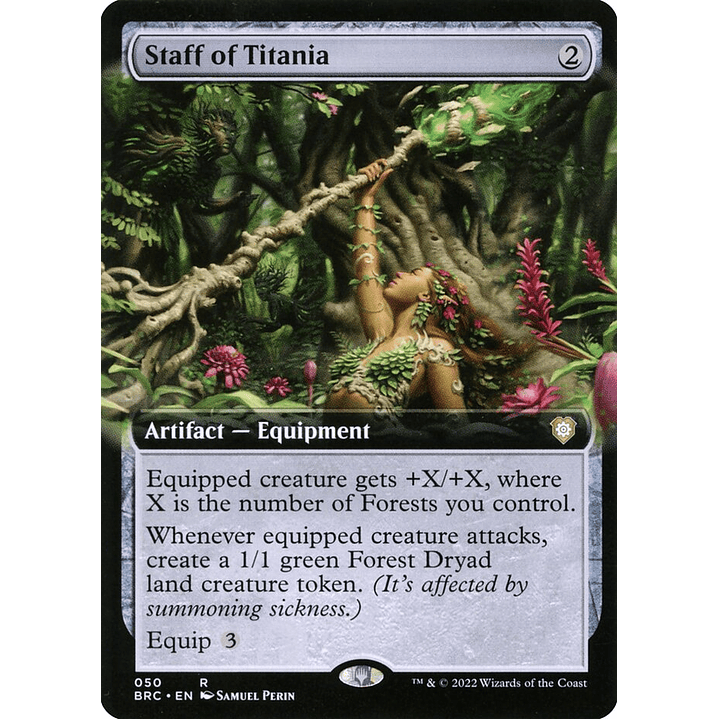 Staff of Titania (Extended Art) | Inglés | NM | BRC 1