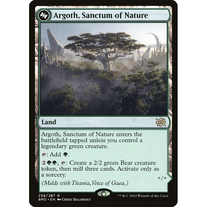 Argoth, Sanctum of Nature (foil) | Inglés | NM | BRO 1