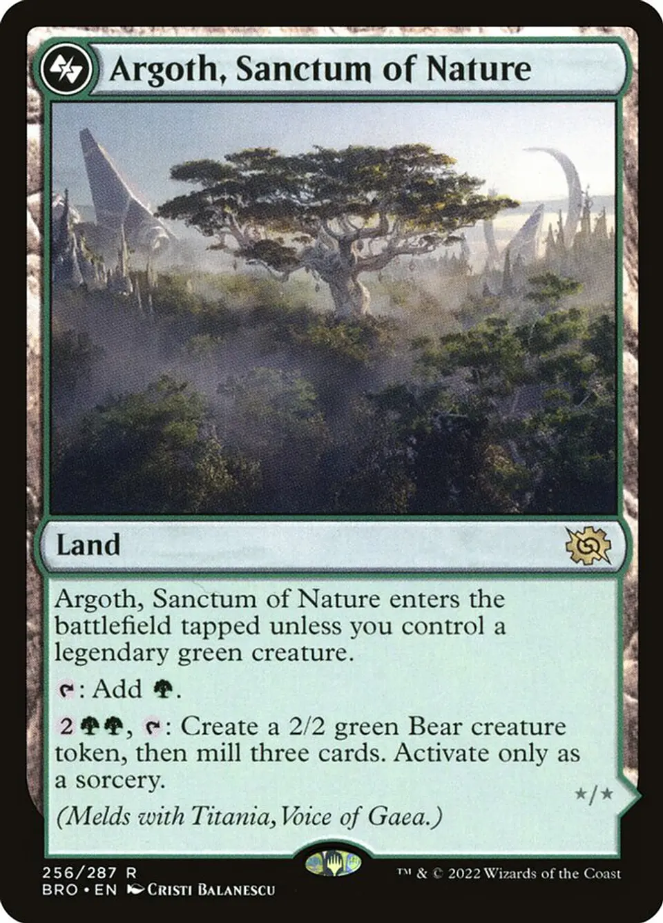 Argoth, Sanctum of Nature (foil) | Inglés | NM | BRO 1