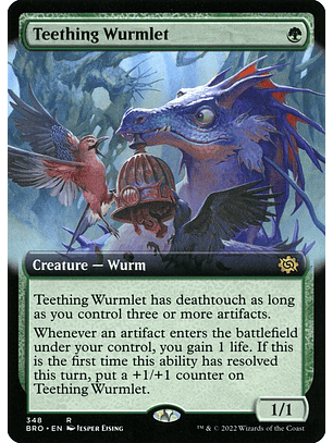 Teething Wurmlet (Extended Art foil) | Inglés | NM | BRO