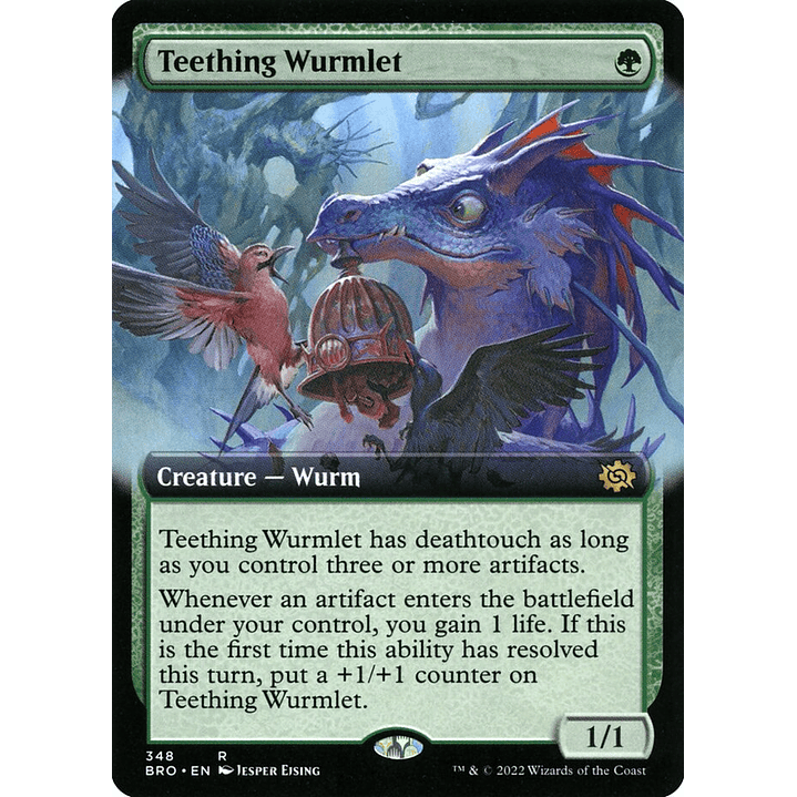 Teething Wurmlet (Extended Art foil) | Inglés | NM | BRO 1
