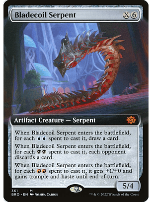 Bladecoil Serpent (Extended Art) | Inglés | NM | BRO
