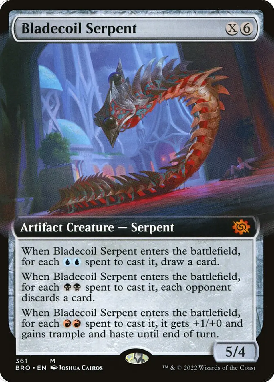 Bladecoil Serpent (Extended Art) | Inglés | NM | BRO 1