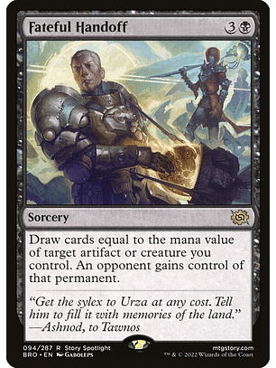 Fateful Handoff (foil) | Inglés | NM | BRO