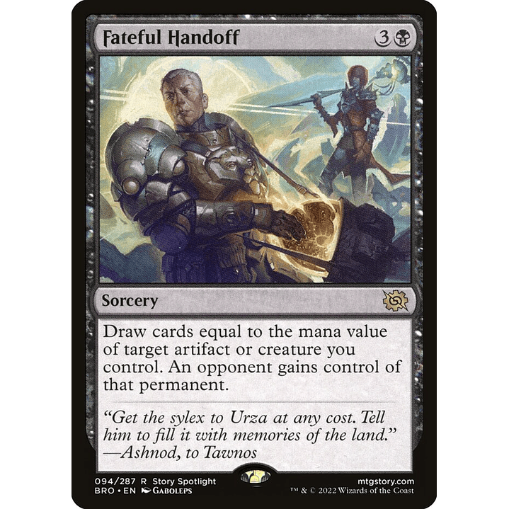 Fateful Handoff (foil) | Inglés | NM | BRO 1