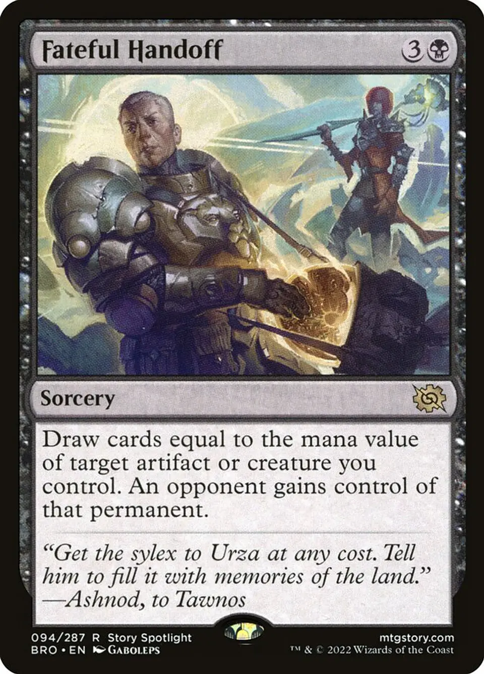 Fateful Handoff (foil) | Inglés | NM | BRO 1