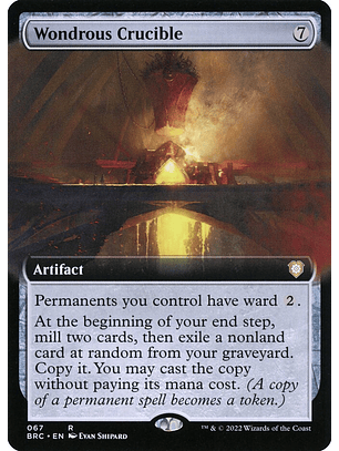 Wondrous Crucible (Extended Art) | Inglés | NM | BRC