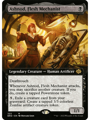 Ashnod, Flesh Mechanist (Extended Art) | Inglés | NM | BRO