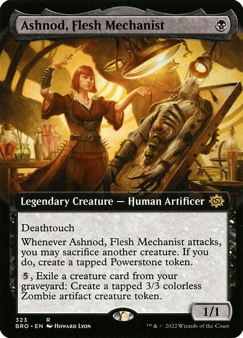 Ashnod, Flesh Mechanist (Extended Art) | Inglés | NM | BRO
