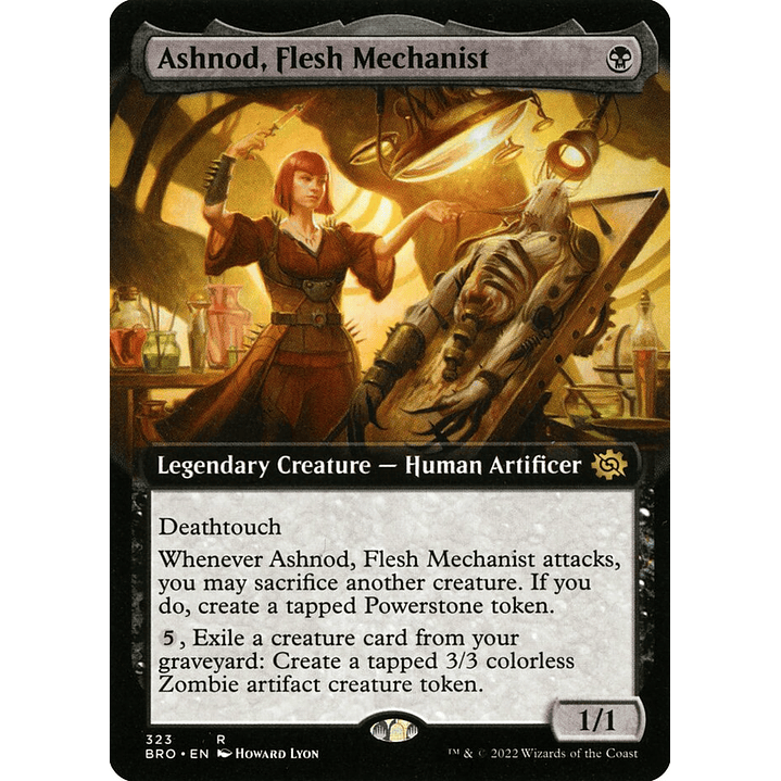 Ashnod, Flesh Mechanist (Extended Art) | Inglés | NM | BRO 1