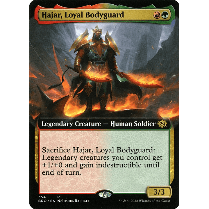 Hajar, Loyal Bodyguard (Extended Art) | Inglés | NM | BRO 1