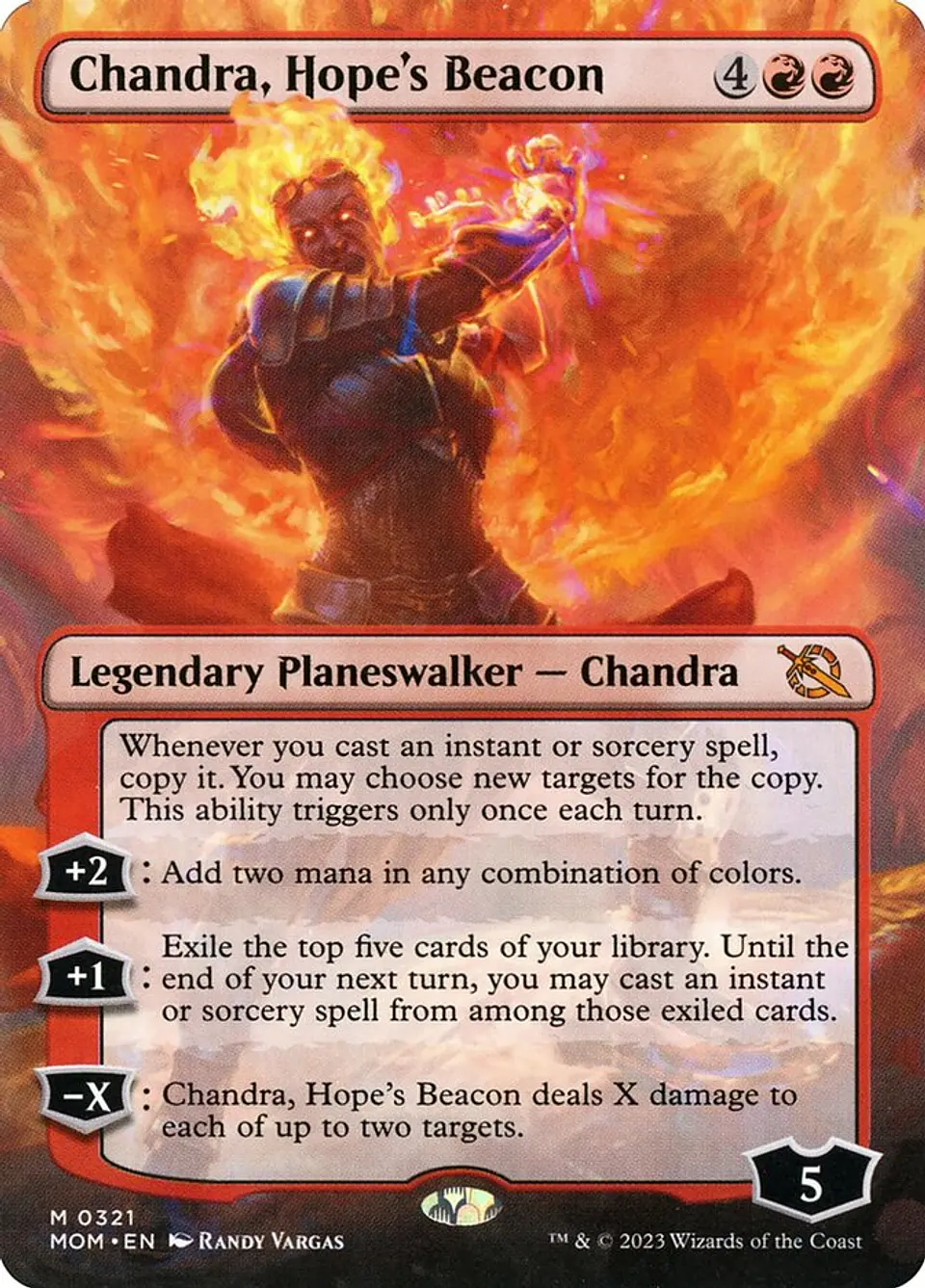 Chandra, Hope's Beacon (Borderless) | Inglés | NM | MOM 1