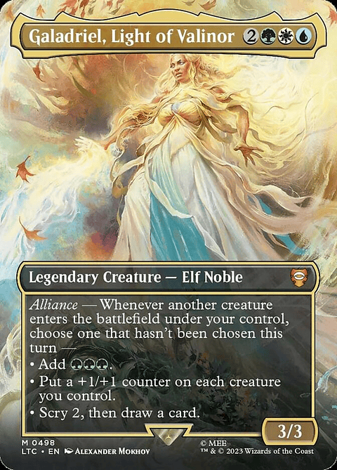 Galadriel, Light of Valinor (Borderless foil) | Inglés | NM | LTC