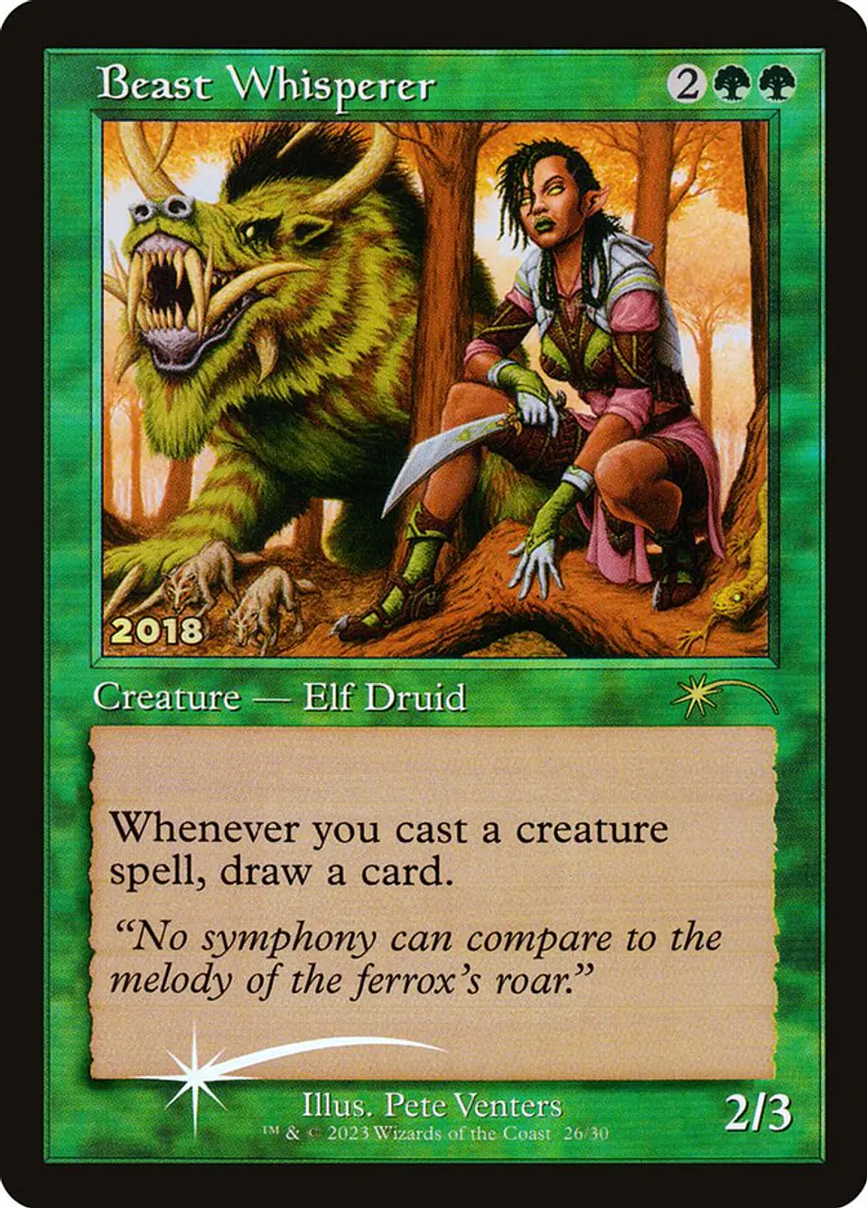 Beast Whisperer (Retro Frame foil) | Inglés | NM | P30A 1