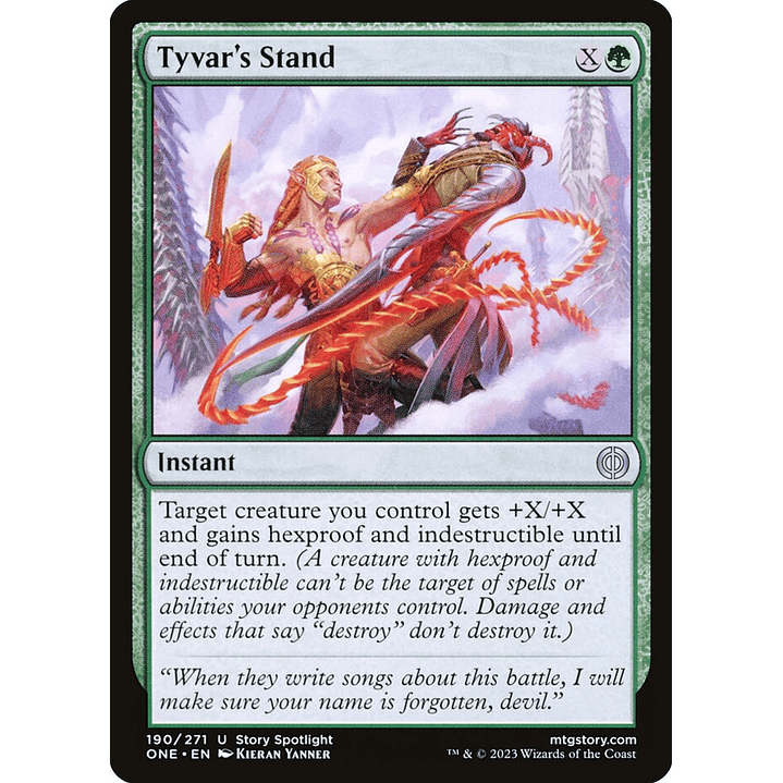 Tyvar's Stand (foil) | Español | NM | ONE 1