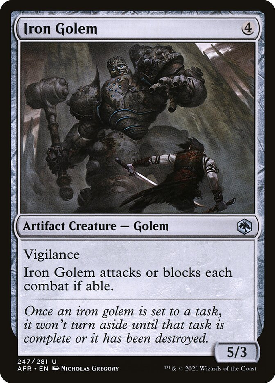 Iron Golem | Español | NM | AFR 1