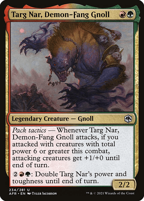 Targ Nar, Demon-Fang Gnoll | Español | NM | AFR