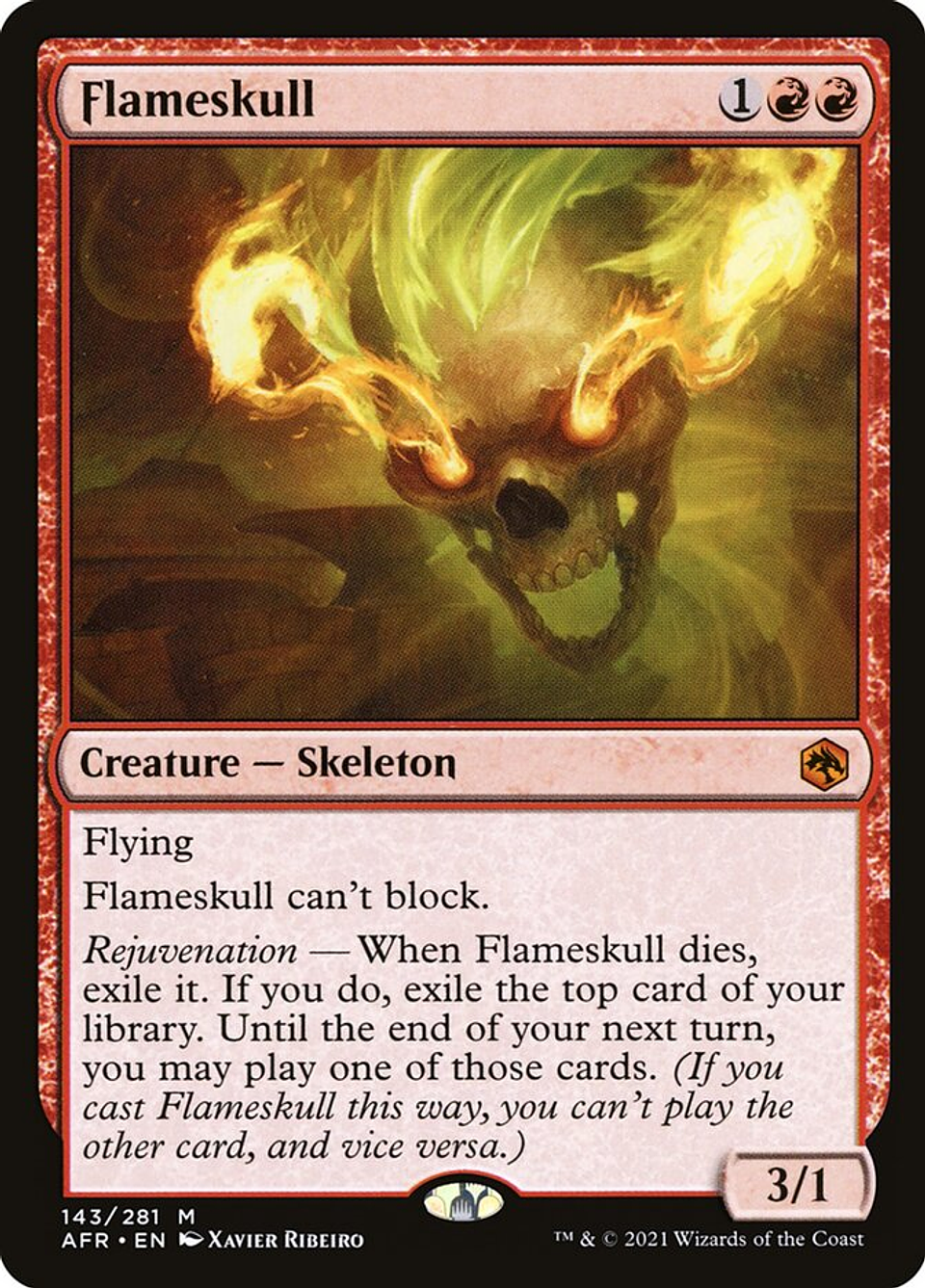 Flameskull | Español | NM | AFR 1