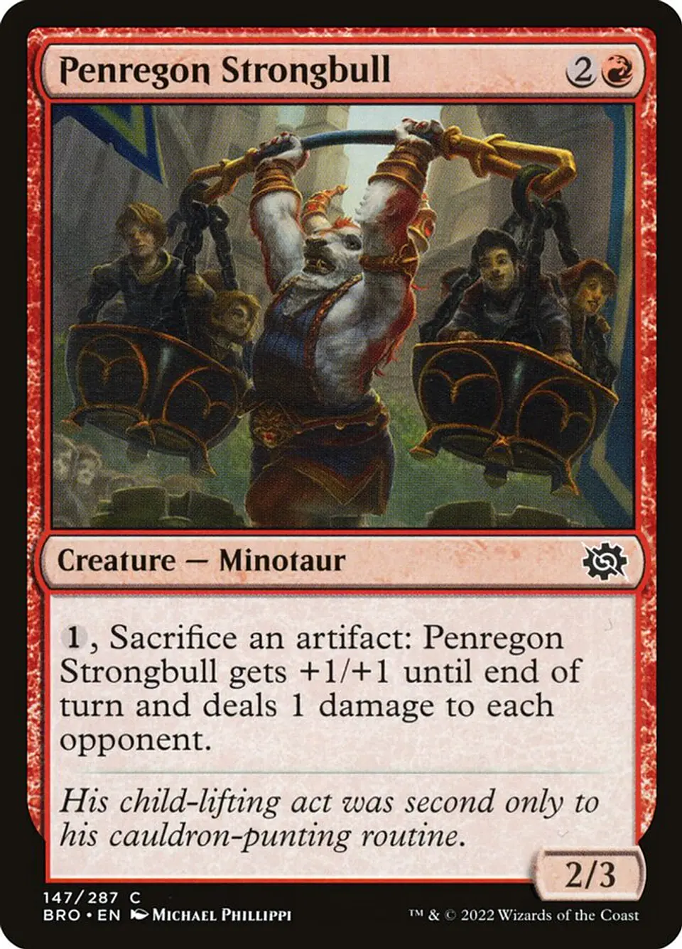 Penregon Strongbull (foil) | Inglés | NM | BRO 1