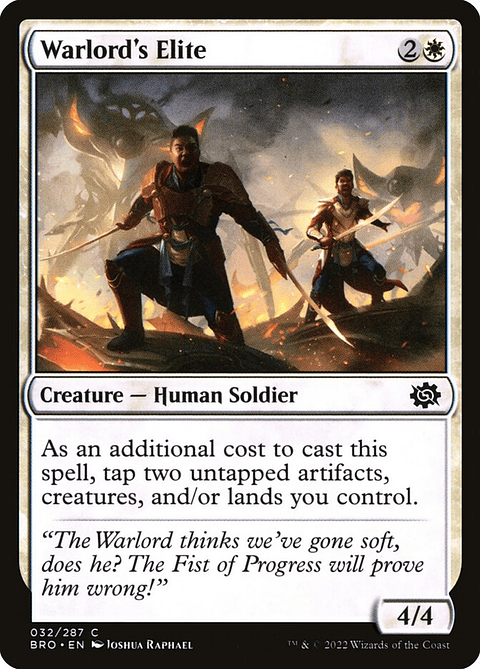 Warlord's Elite (foil) | Inglés | NM | BRO