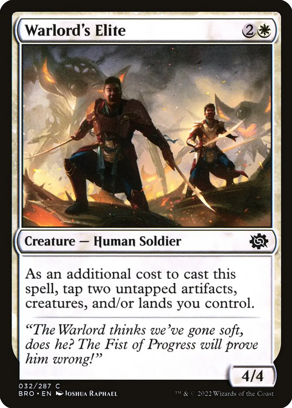Warlord's Elite (foil) | Inglés | NM | BRO 1