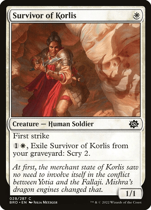 Survivor of Korlis (foil) | Inglés | NM | BRO