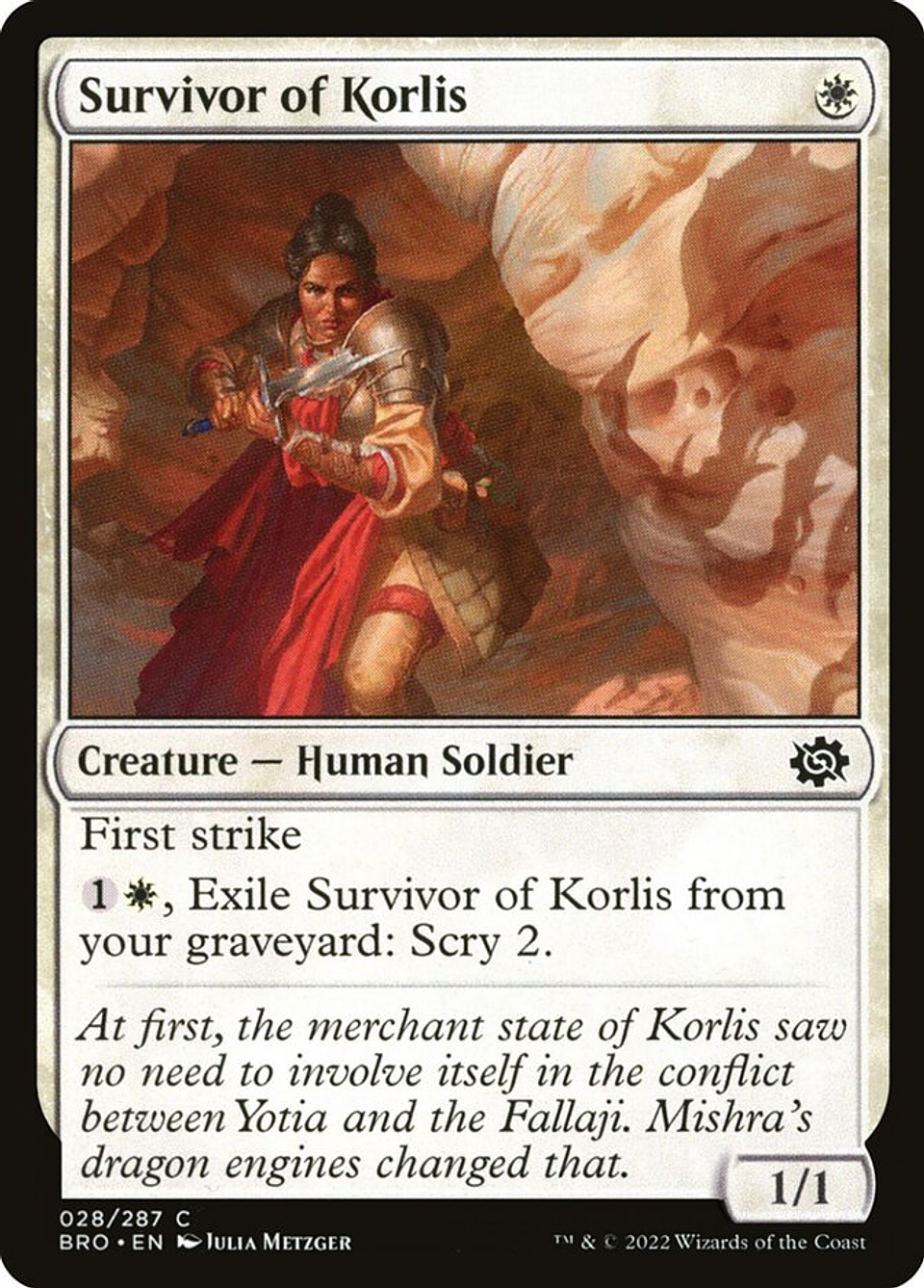 Survivor of Korlis (foil) | Inglés | NM | BRO 1