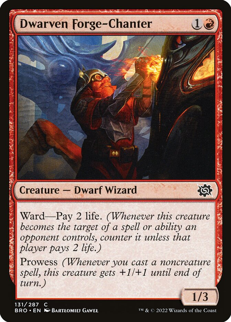 Dwarven Forge-Chanter (foil) | Inglés | NM | BRO 1