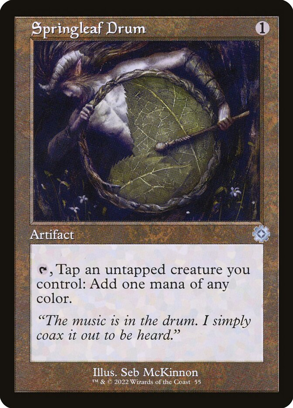 Springleaf Drum (Retro Frame foil) | Inglés | NM | BRR 1