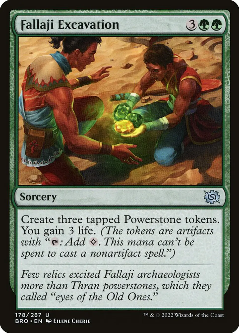 Fallaji Excavation (foil) | Inglés | NM | BRO 1