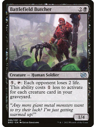 Battlefield Butcher (foil) | Inglés | NM | BRO