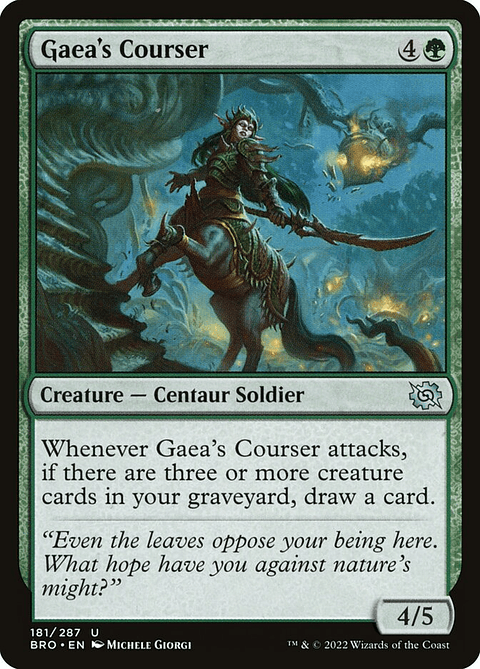 Gaea's Courser (foil) | Inglés | NM | BRO