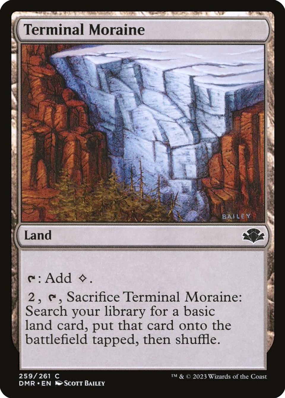 Terminal Moraine | Inglés | NM | DMR 1